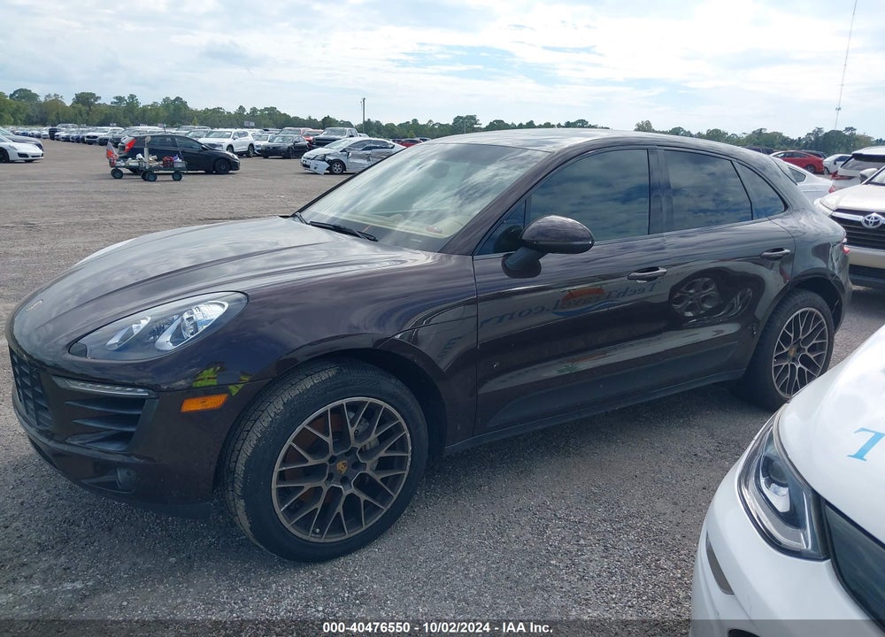 2015 PORSCHE MACAN S VIN: WP1AB2A50FLB61605