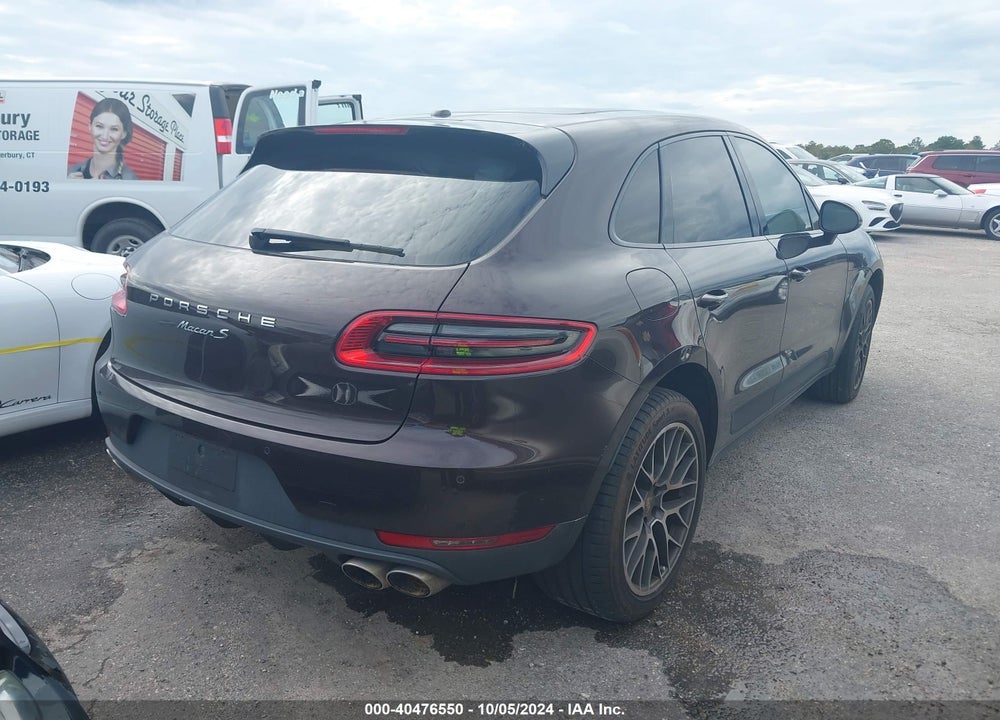 2015 PORSCHE MACAN S VIN: WP1AB2A50FLB61605