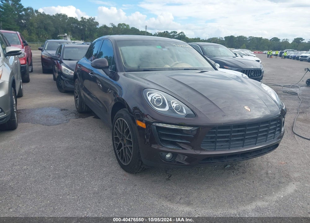 2015 PORSCHE MACAN S VIN: WP1AB2A50FLB61605
