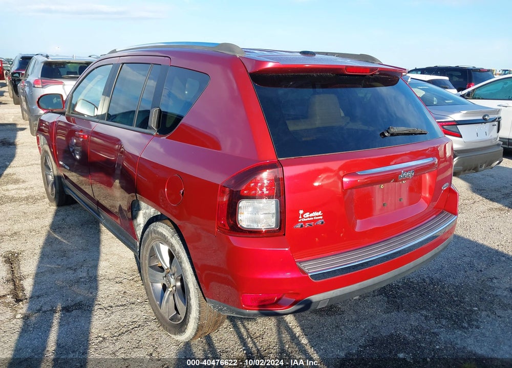 2017 JEEP COMPASS HIGH ALTITUDE 4X4 VIN: 1C4NJDEBXHD175784