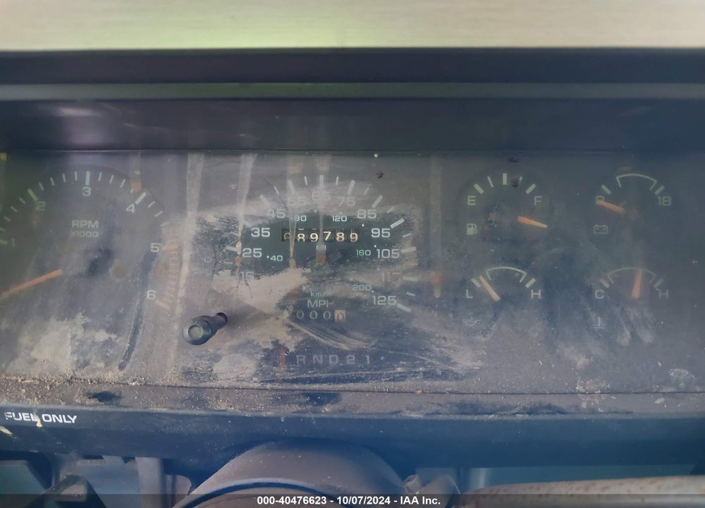 1989 DODGE DAKOTA VIN: 1B7GL26X5KS027255