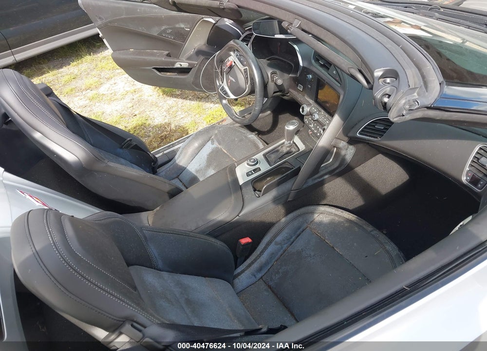2019 CHEVROLET CORVETTE STINGRAY VIN: 1G1YF3D77K5109905
