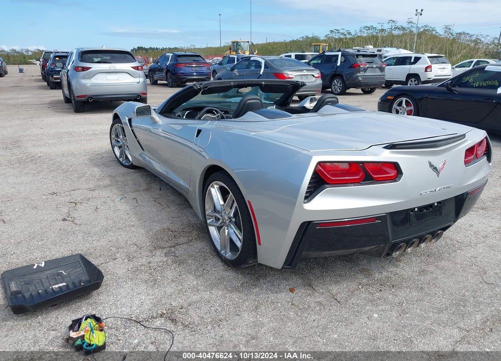 2019 CHEVROLET CORVETTE STINGRAY VIN: 1G1YF3D77K5109905