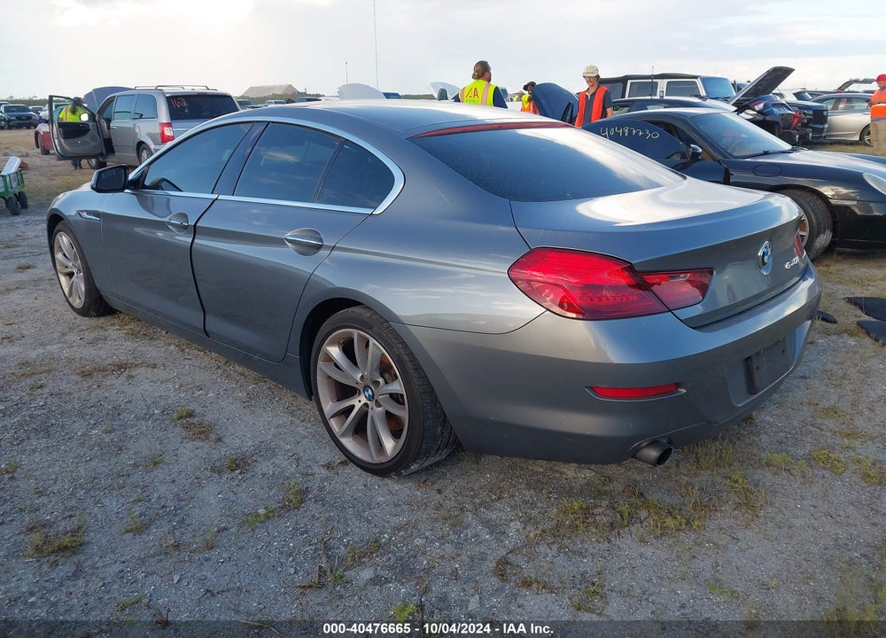 2013 BMW 640I GRAN COUPE VIN: WBA6A0C59DDZ03693