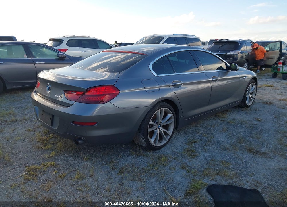 2013 BMW 640I GRAN COUPE VIN: WBA6A0C59DDZ03693