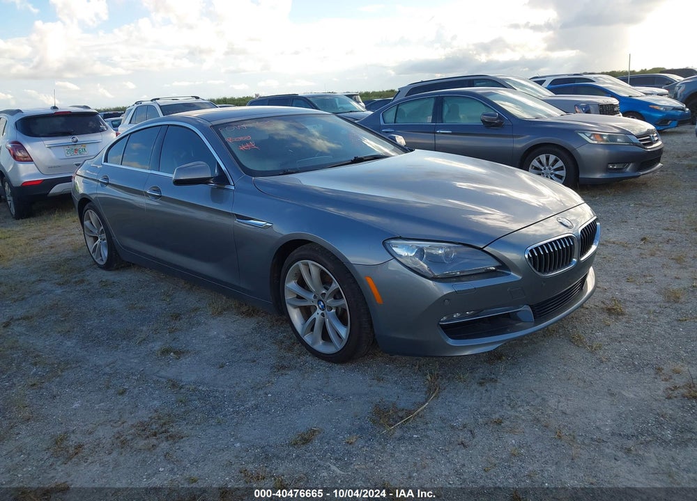 2013 BMW 640I GRAN COUPE VIN: WBA6A0C59DDZ03693