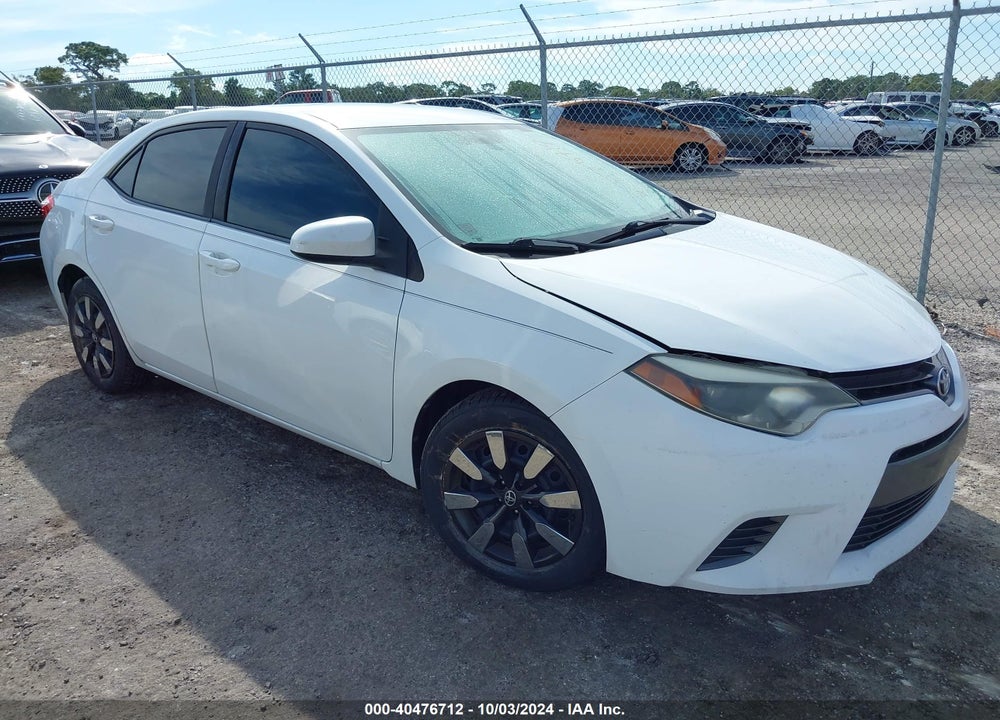 2015 TOYOTA COROLLA LE VIN: 2T1BURHE5FC313576