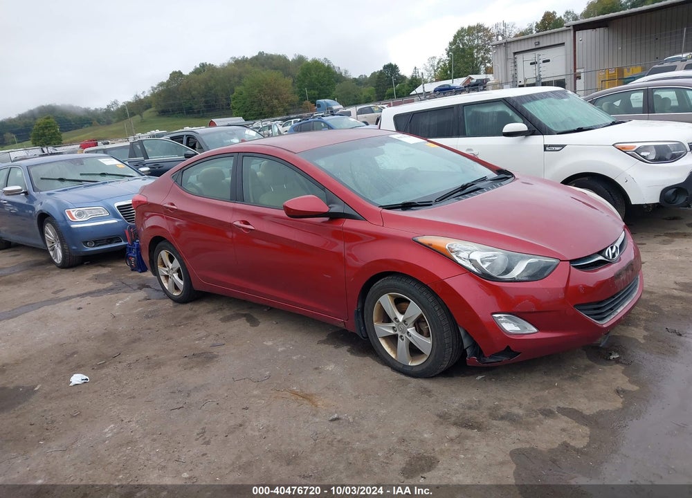 2013 HYUNDAI ELANTRA GLS VIN: 5NPDH4AE9DH177232
