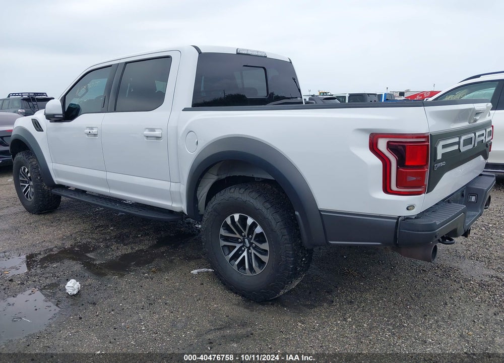 2019 FORD F-150 RAPTOR VIN: 1FTFW1RG5KFB76640
