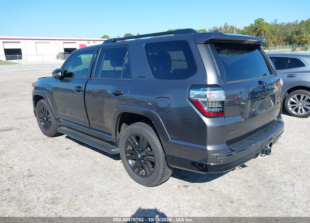 2020 TOYOTA 4RUNNER NIGHTSHADE SPECIAL EDITION VIN: JTEBU5JR1L5762344