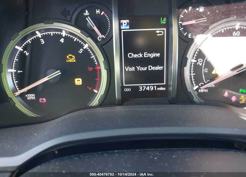 2020 TOYOTA 4RUNNER NIGHTSHADE SPECIAL EDITION VIN: JTEBU5JR1L5762344