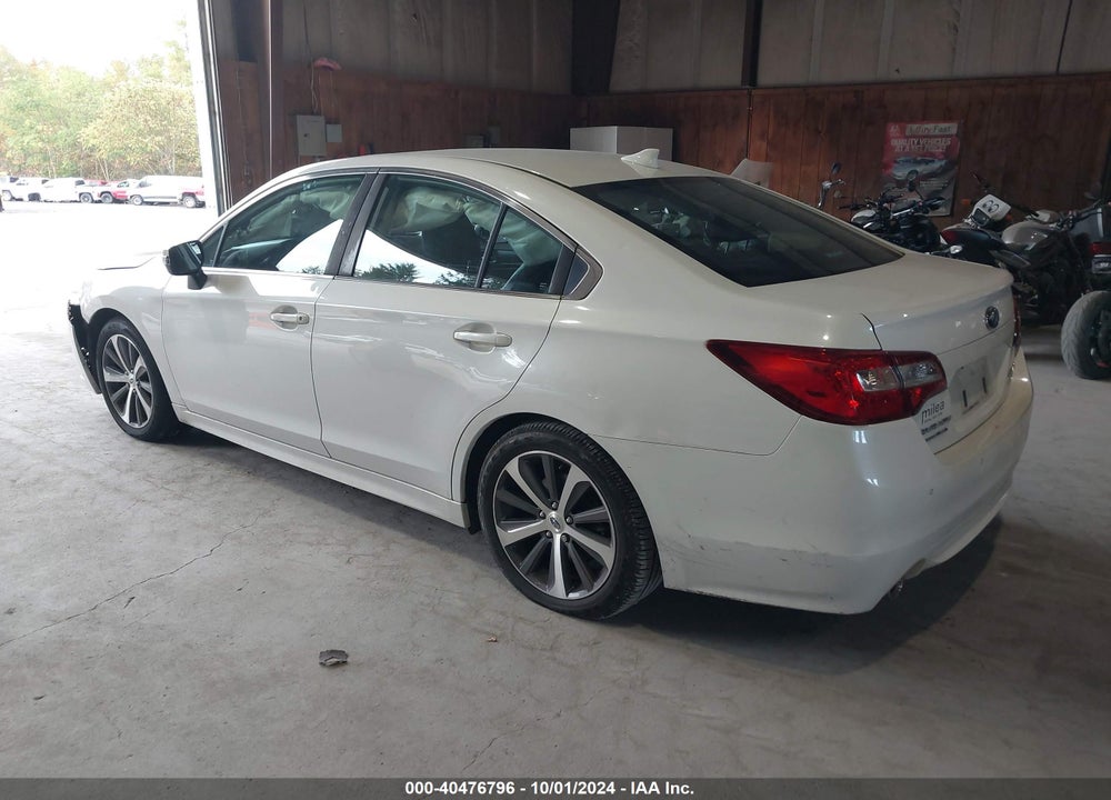 2017 SUBARU LEGACY 2.5I LIMITED VIN: 4S3BNAN67H3050546