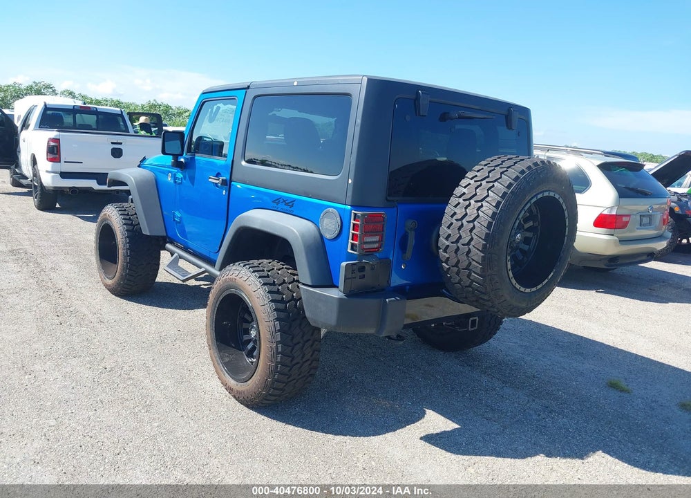 2014 ANGLER JEEP WR WILLYS WHEELER VIN: 1C4AJWAG3EL324615