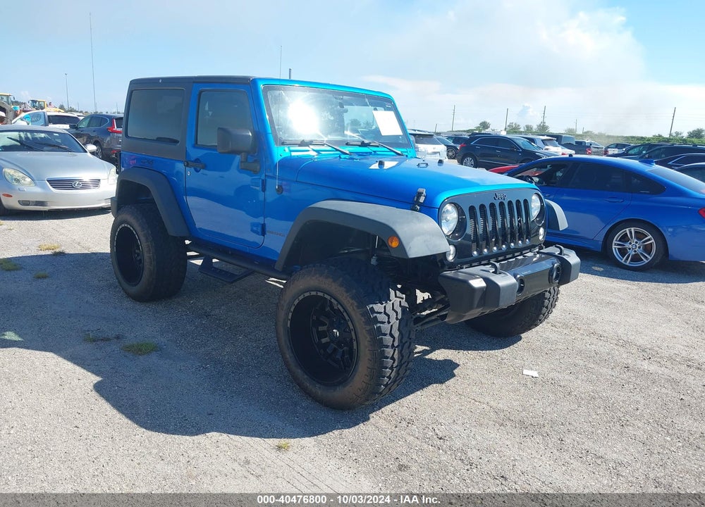 2014 ANGLER JEEP WR WILLYS WHEELER VIN: 1C4AJWAG3EL324615