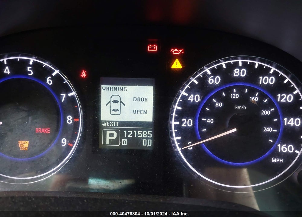 2010 INFINITI G37 JOURNEY VIN: JN1CV6EK7AM104722