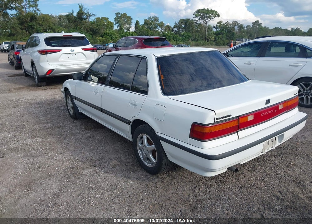 1991 HONDA CIVIC LX VIN: 1HGED3652ML017824