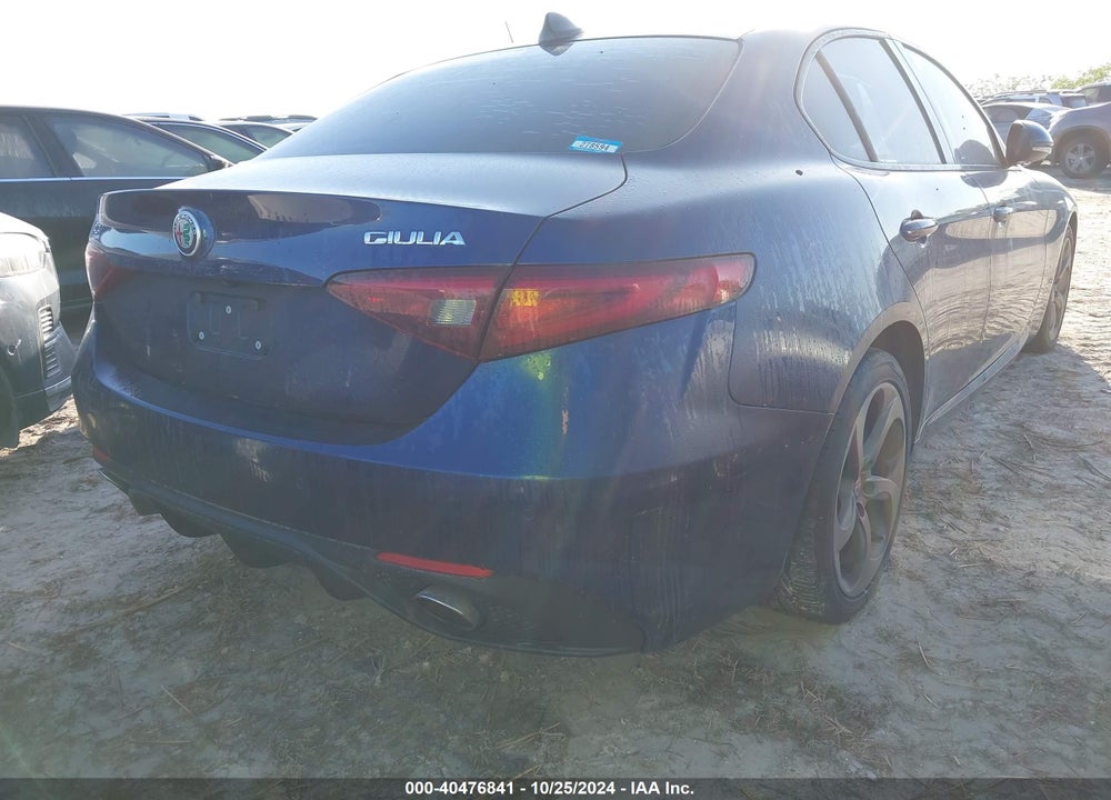 2017 ALFA ROMEO GIULIA RWD VIN: ZARFAEBN5H7554852