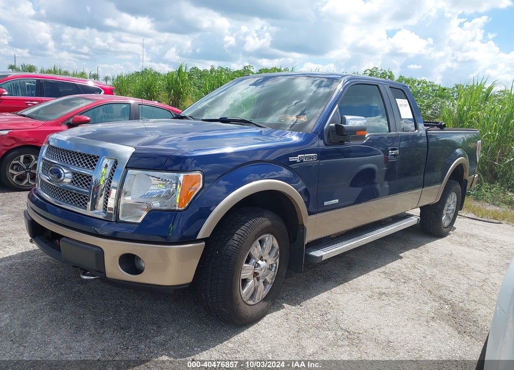 2012 FORD F-150 LARIAT VIN: 1FTFX1ET7CFB41731