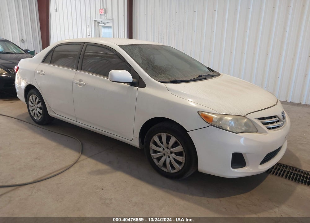 2013 TOYOTA COROLLA LE VIN: 2T1BU4EE6DC974263