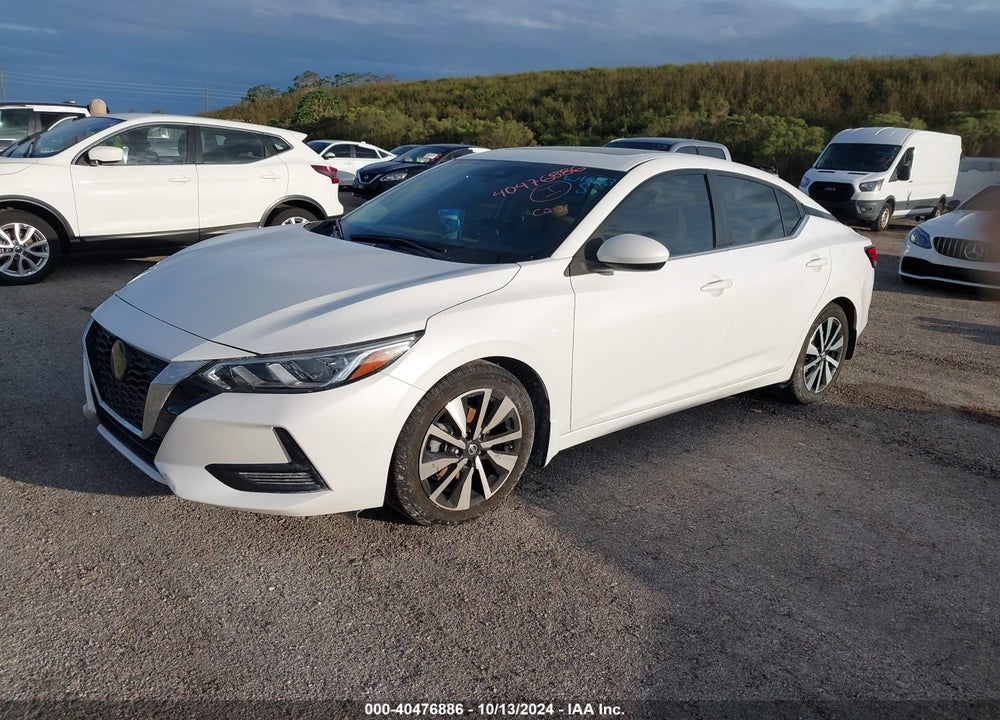 2022 NISSAN SENTRA SV XTRONIC CVT VIN: 3N1AB8CV5NY284732