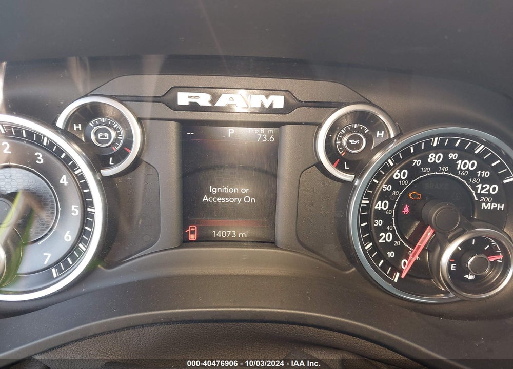 2022 RAM 1500 BIG HORN 4X2 6'4 BOX VIN: 1C6RREBTXNN146604