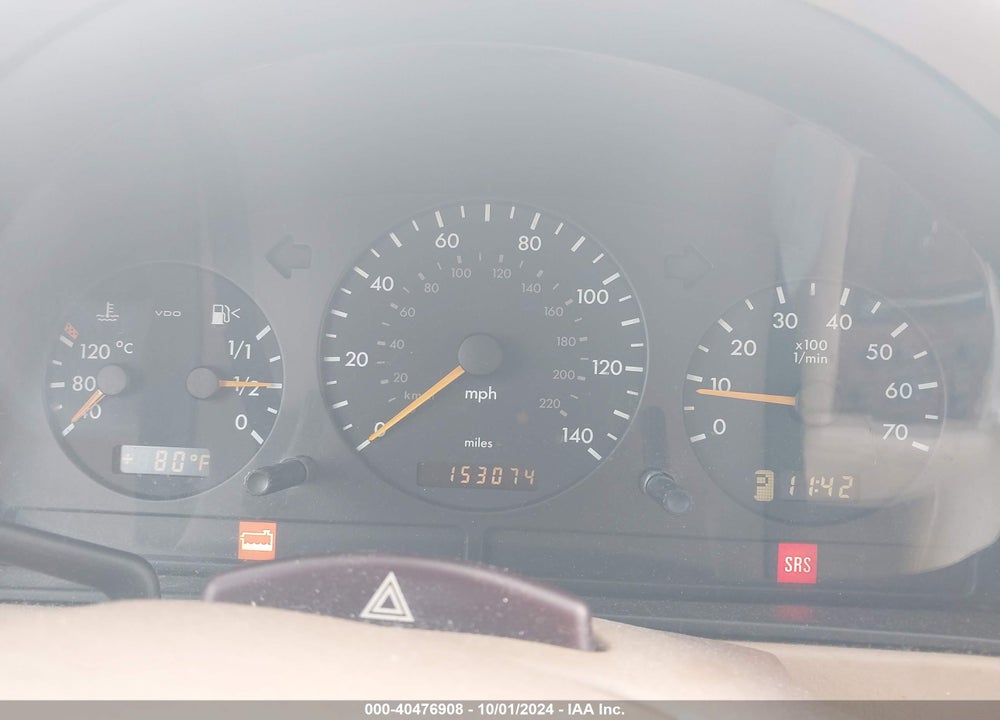 2000 MERCEDES-BENZ ML 320 VIN: 4JGAB54E0YA186772