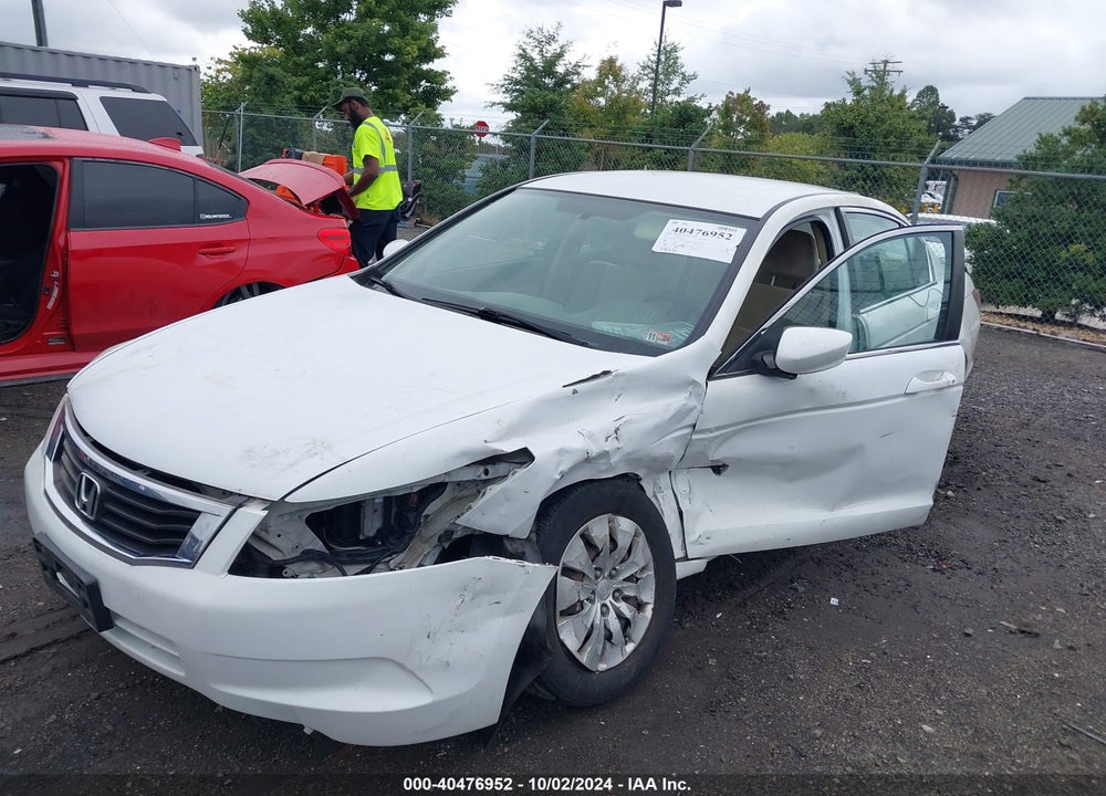 2010 HONDA ACCORD 2.4 LX VIN: 1HGCP2F3XAA021618
