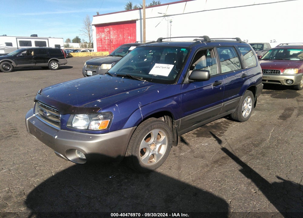 2003 SUBARU FORESTER XS VIN: JF1SG65673G745351