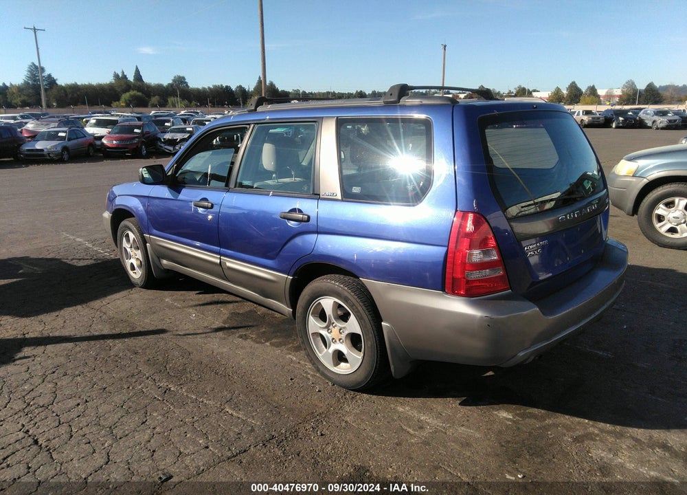2003 SUBARU FORESTER XS VIN: JF1SG65673G745351