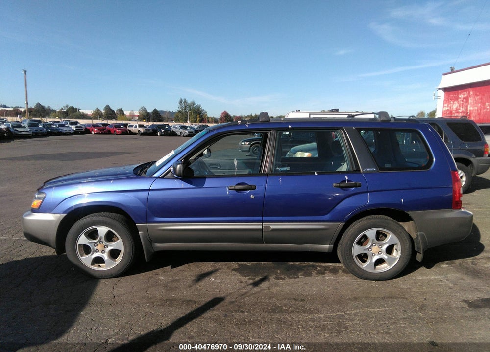 2003 SUBARU FORESTER XS VIN: JF1SG65673G745351