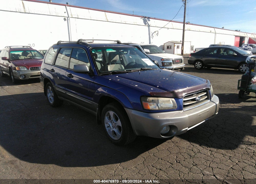 2003 SUBARU FORESTER XS VIN: JF1SG65673G745351