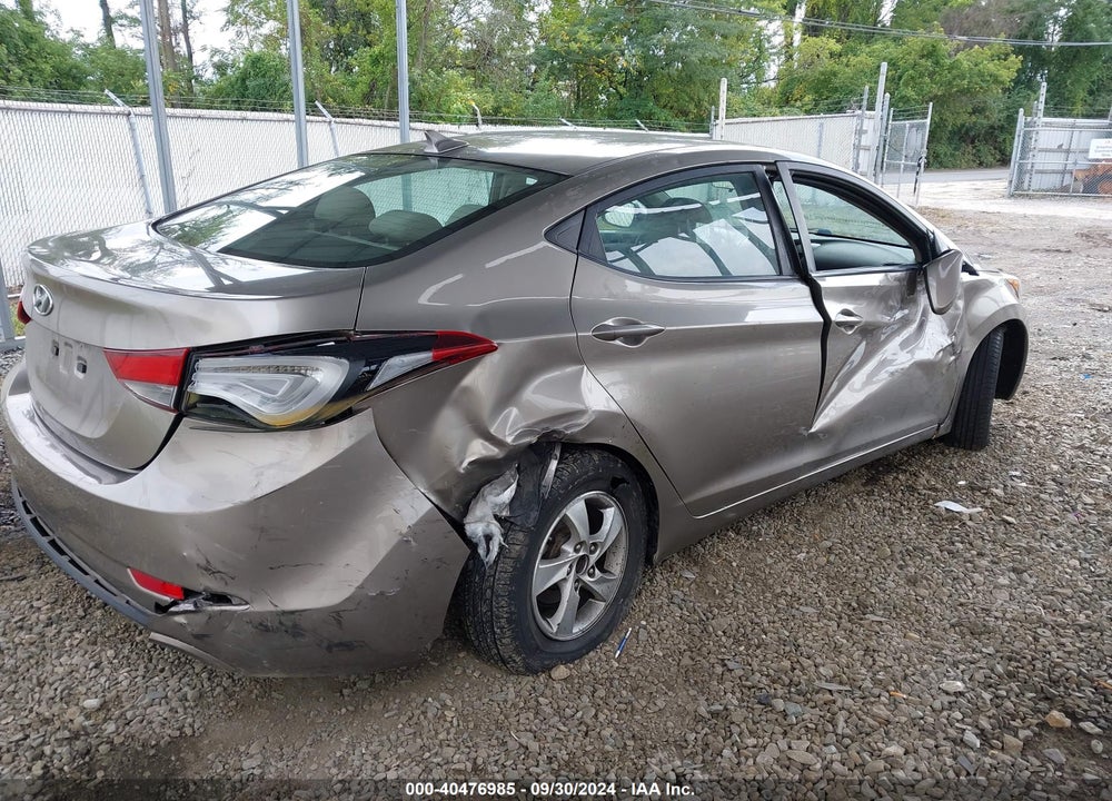 2014 HYUNDAI ELANTRA SE VIN: 5NPDH4AE1EH530032