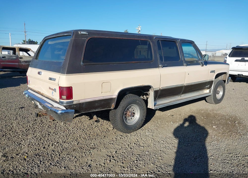 1984 GMC SUBURBAN K1500 VIN: 1G5FK16C3EF503531