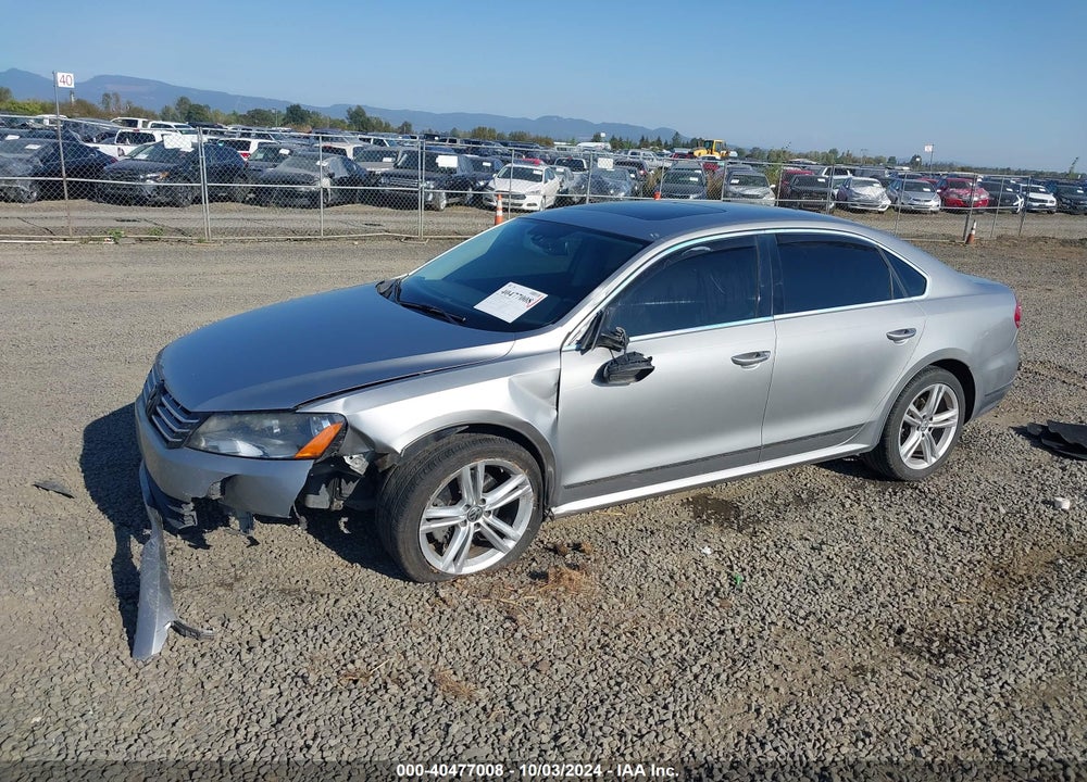 2014 VOLKSWAGEN PASSAT 2.0L TDI SEL PREMIUM VIN: 1VWCN7A38EC103721