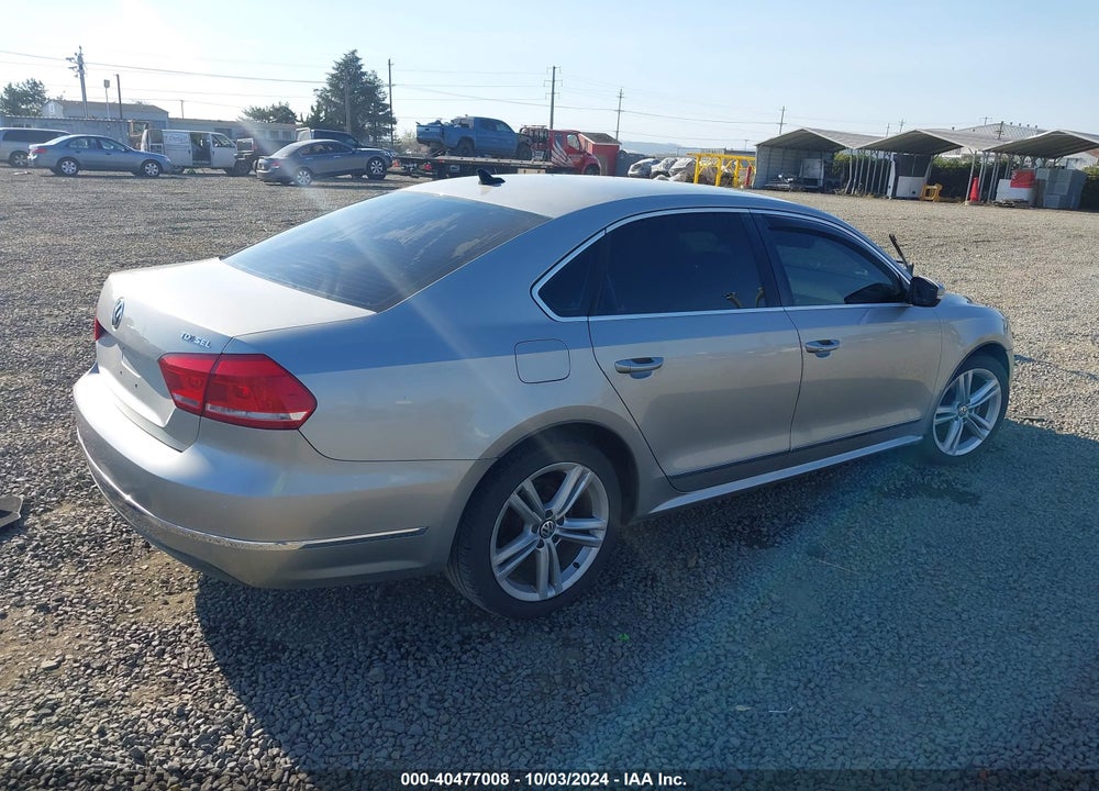 2014 VOLKSWAGEN PASSAT 2.0L TDI SEL PREMIUM VIN: 1VWCN7A38EC103721