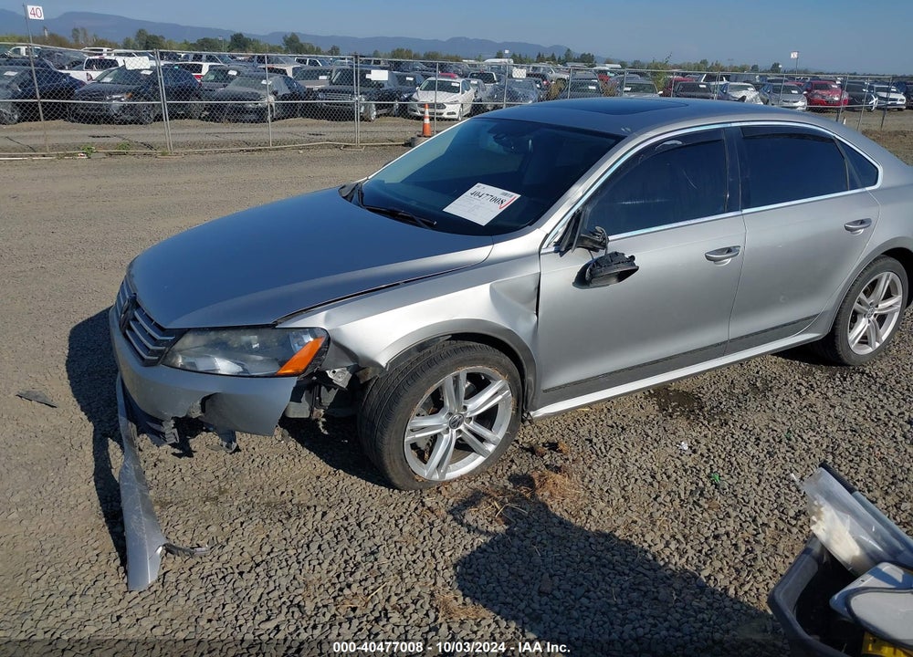 2014 VOLKSWAGEN PASSAT 2.0L TDI SEL PREMIUM VIN: 1VWCN7A38EC103721