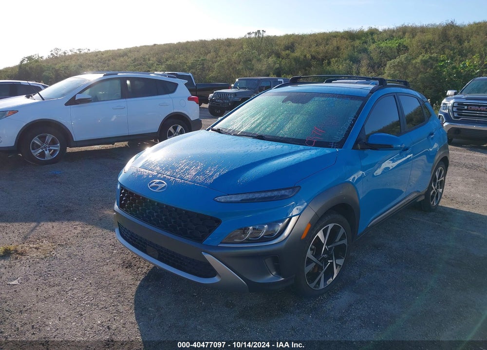 2022 HYUNDAI KONA LIMITED VIN: KM8K53A32NU805577