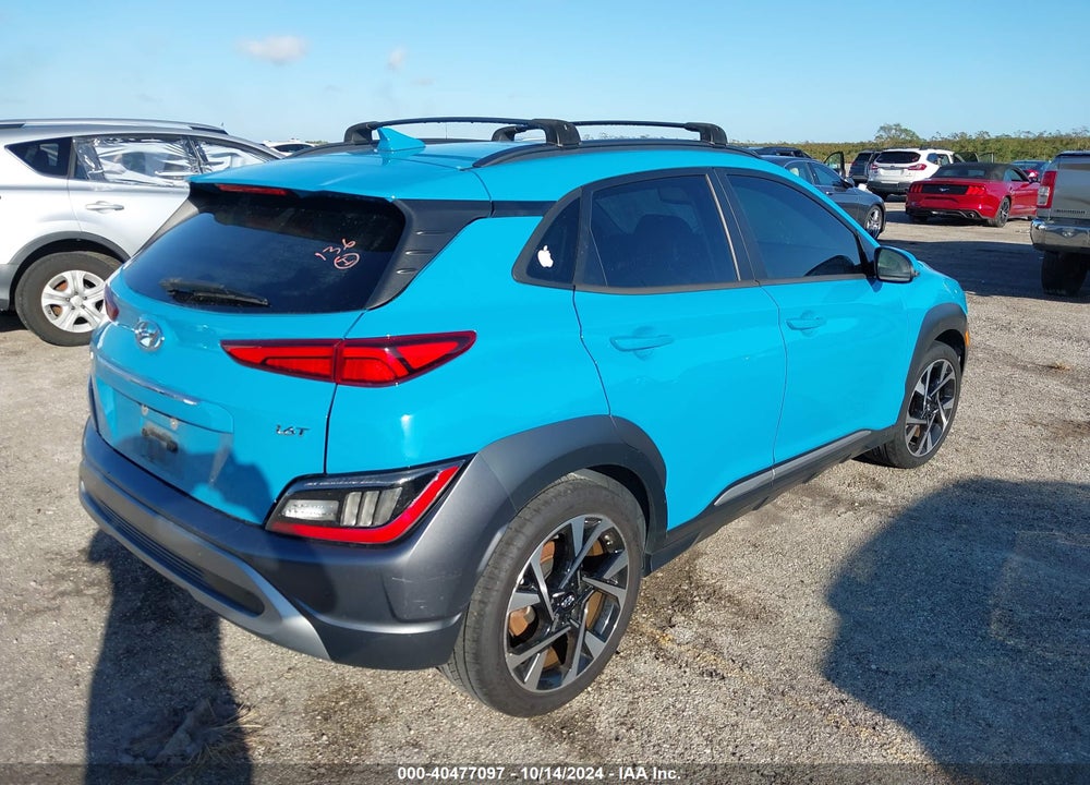 2022 HYUNDAI KONA LIMITED VIN: KM8K53A32NU805577