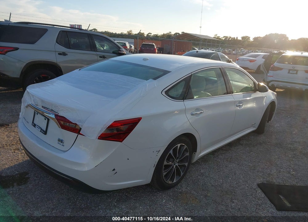 2016 TOYOTA AVALON HYBRID XLE PREMIUM VIN: 4T1BD1EB9GU048656