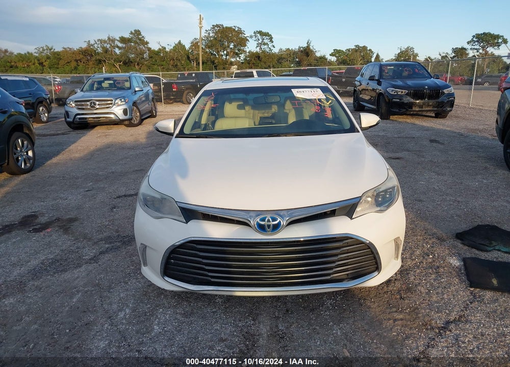 2016 TOYOTA AVALON HYBRID XLE PREMIUM VIN: 4T1BD1EB9GU048656