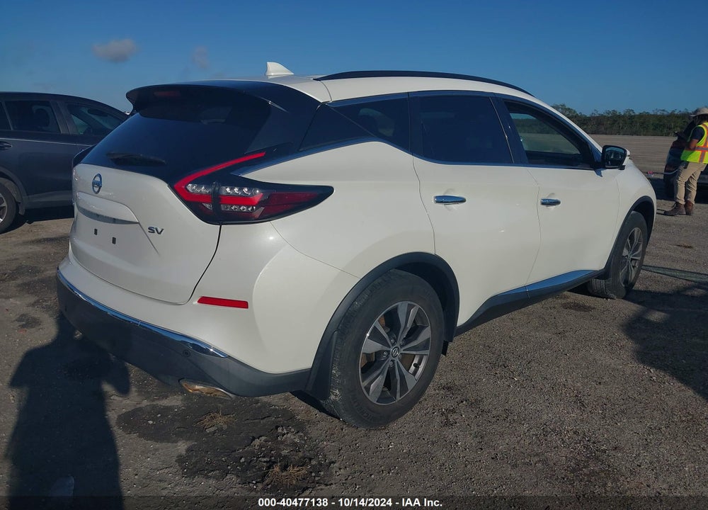 2019 NISSAN MURANO SV VIN: 5N1AZ2MJ3KN160884