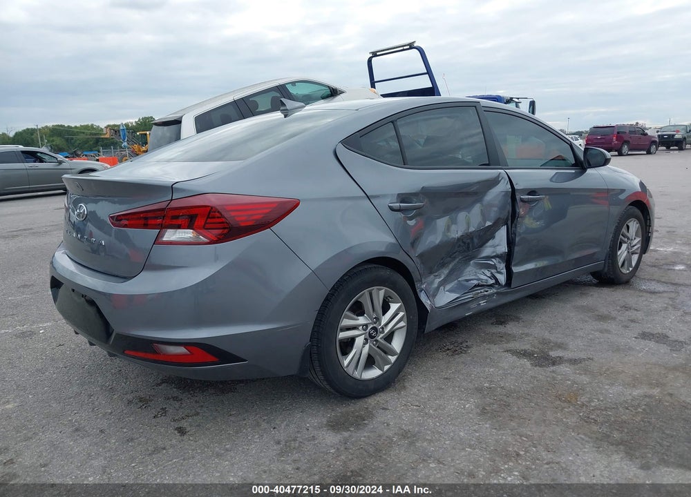 2019 HYUNDAI ELANTRA SEL VIN: KMHD84LF0KU867584