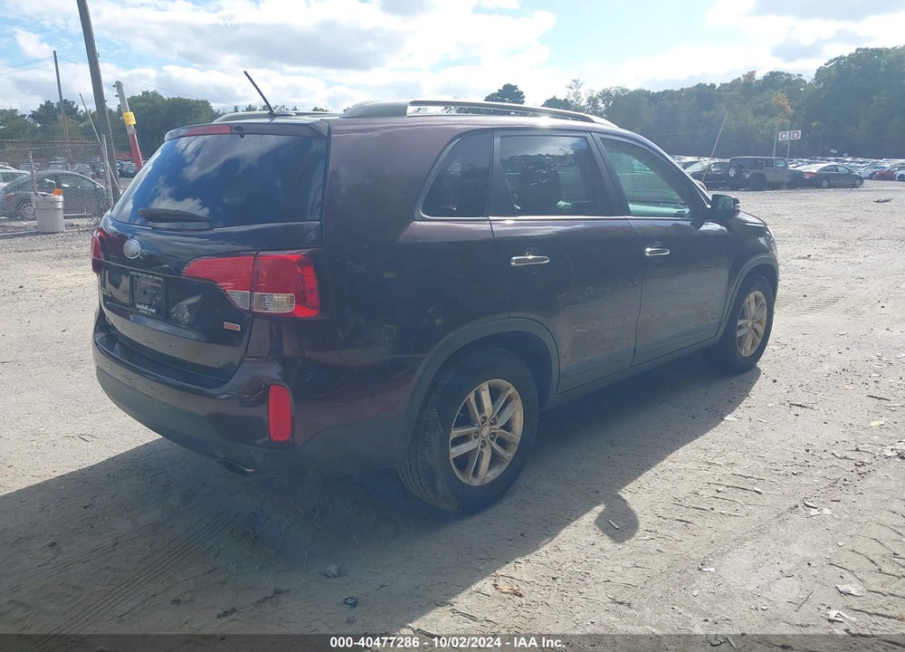 2014 KIA SORENTO LX VIN: 5XYKT3A66EG443274