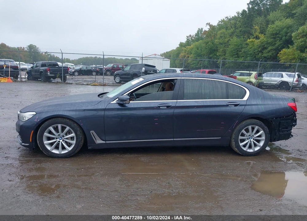 2016 BMW 740I VIN: WBA7E2C50GGD99948