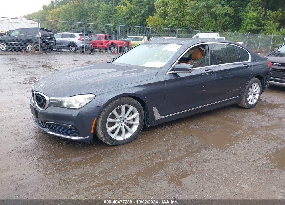 2016 BMW 740I VIN: WBA7E2C50GGD99948