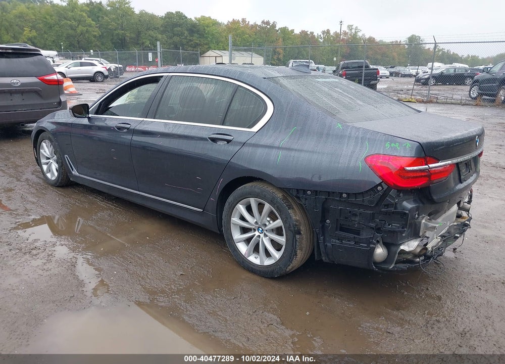 2016 BMW 740I VIN: WBA7E2C50GGD99948