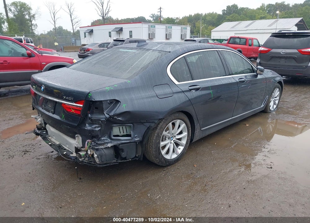2016 BMW 740I VIN: WBA7E2C50GGD99948