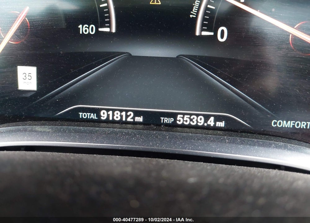 2016 BMW 740I VIN: WBA7E2C50GGD99948