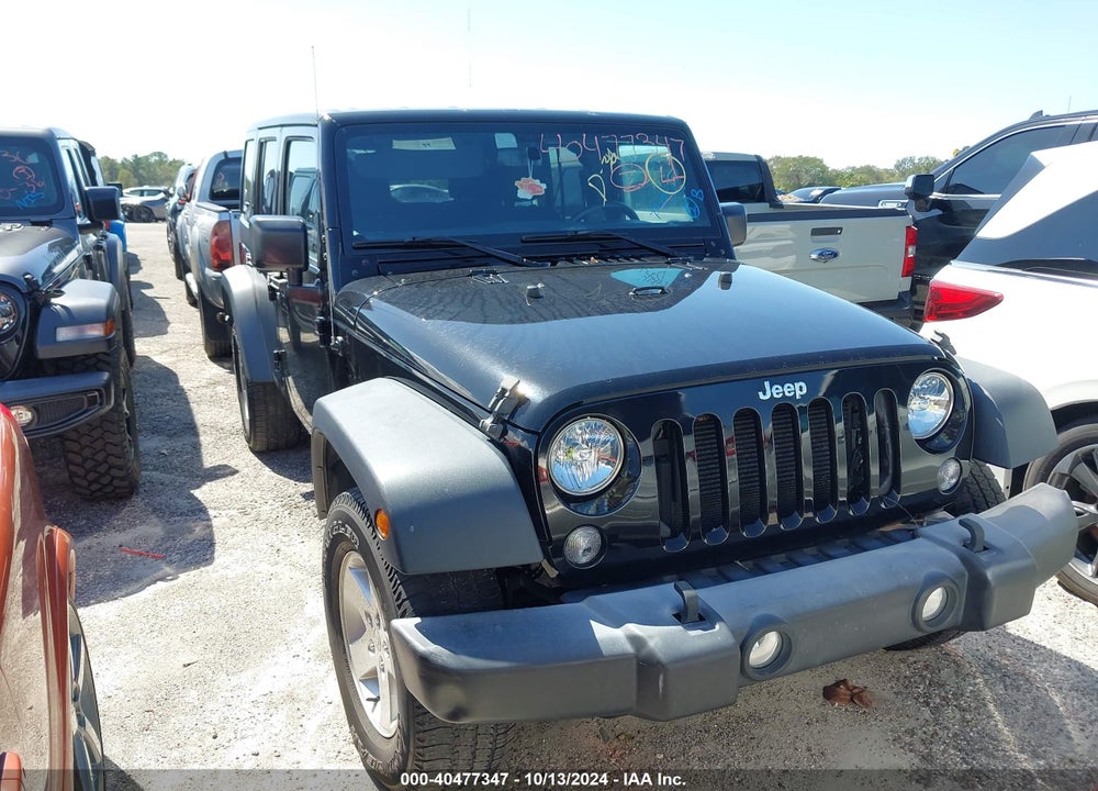 2017 ANGLER JEEP WR UNLIMITED SPORT VIN: 1C4BJWDG8HL694169