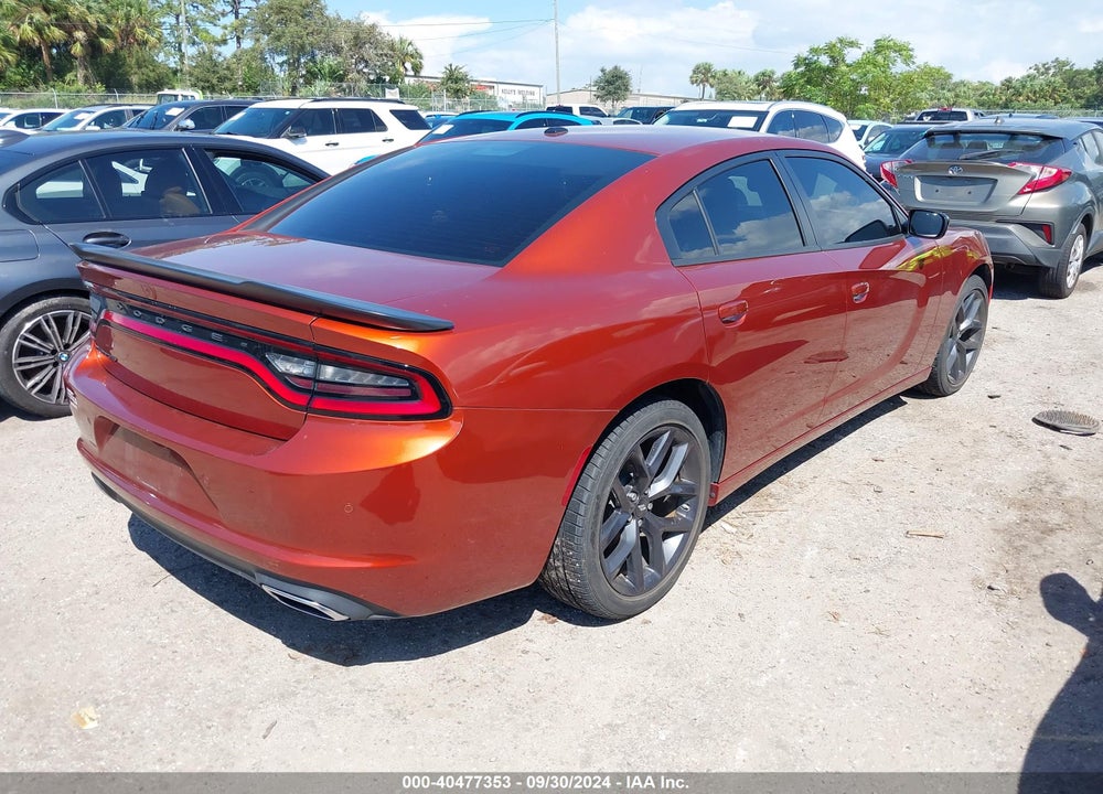 2022 DODGE CHARGER SXT RWD VIN: 2C3CDXBG4NH221080